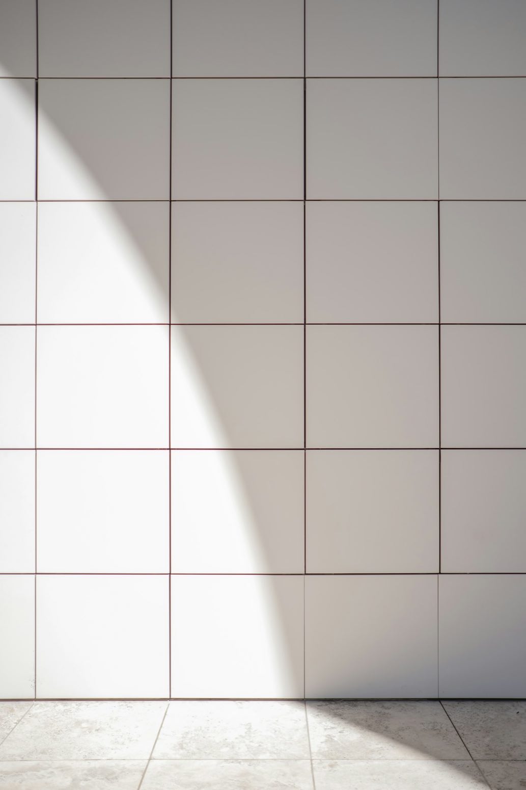 Cemento tiles installed in a room